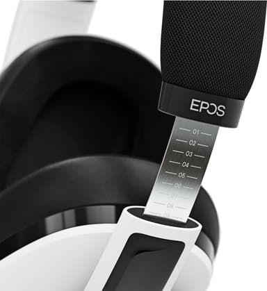 EPOS H3 Hybrid langattomat pelikuulokkeet (valkoinen)