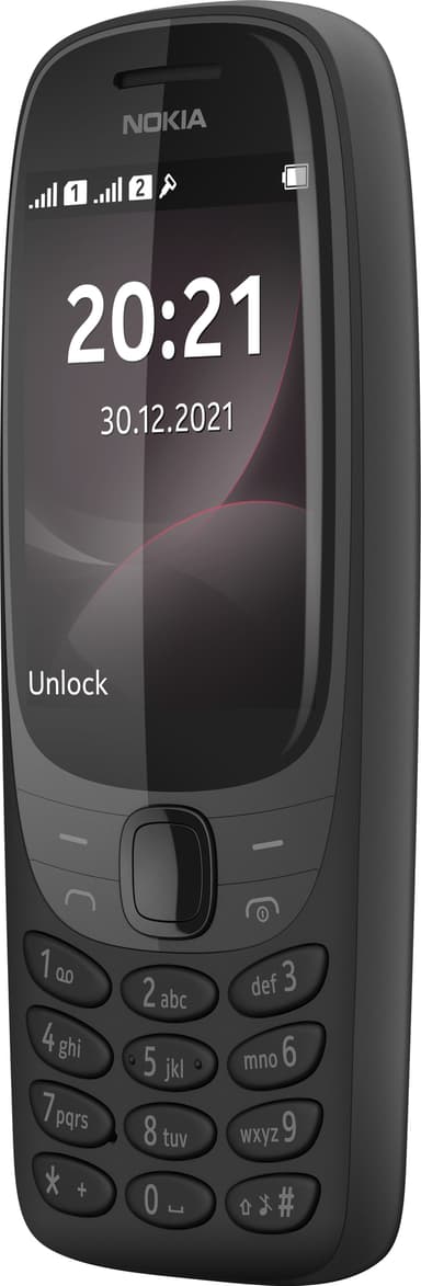 Nokia 6310 matkapuhelin (musta) - Vain 2G