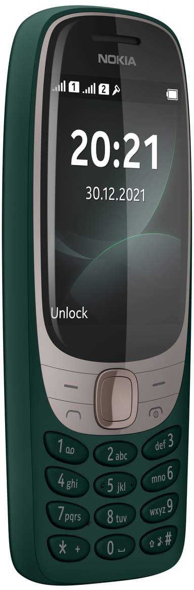 Nokia 6310 matkapuhelin (tummanvihreä) - Vain 2G