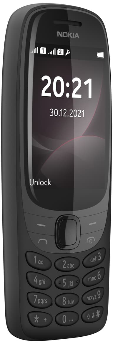 Nokia 6310 matkapuhelin (musta) - Vain 2G