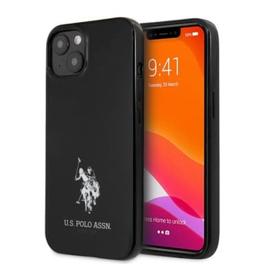 U.S. Polo iPhone 13 Kuori Logolla Musta