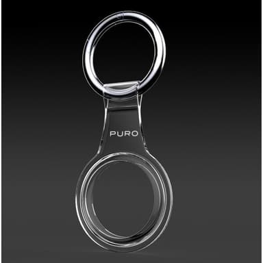 Puro Apple AirTag Pidike Nude Transparent Klar