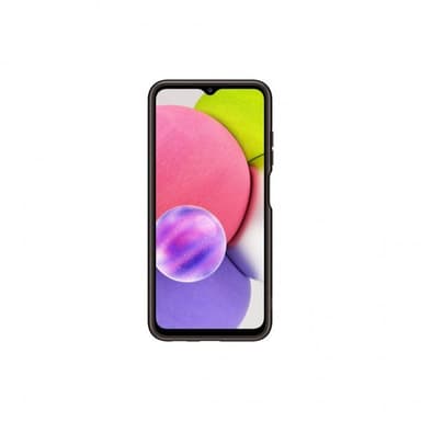 Samsung Original Galaxy A03s Kuori Soft Clear Cover Musta