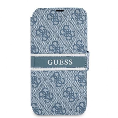 Guess iPhone 13 Mini Kotelo Printed Stripe Sininen