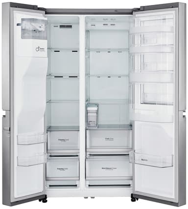 LG side by side jääkaappipakastin GSJ961NSUZ (teräs)