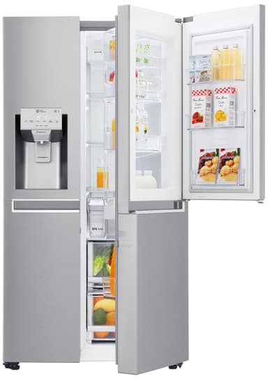 LG side by side jääkaappipakastin GSJ961NSUZ (teräs)
