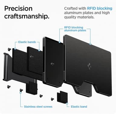 Spigen Universal Korttipidike Wallet S Musta