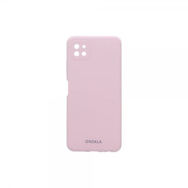 Onsala Samsung Galaxy A22 5G Kuori Silikoni Sand Pink