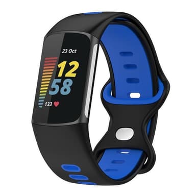 Twin Sport Rannekoru Armband Fitbit Charge 5 - Musta/sininen