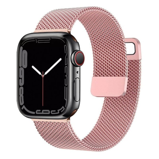Milanese Rannekoru Apple Watch 7 (41mm) - Vaaleanpunainen