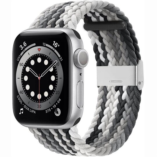Punottu elastinen rannekoru Apple watch 6 (40mm) - gradientgrey