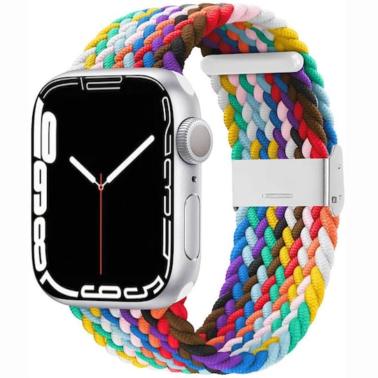 Punottu elastinen rannekoru Apple Watch 7 (45mm) - pride edition
