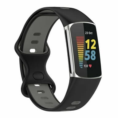 Twin Sport Rannekoru Armband Fitbit Charge 5 - Musta/harmaa