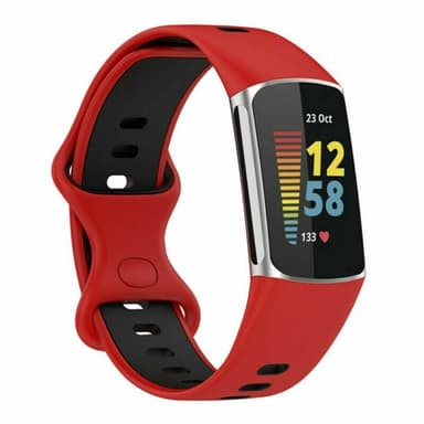 Twin Sport Rannekoru Armband Fitbit Charge 5 - Punamusta