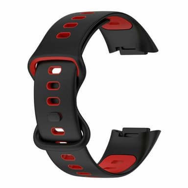 Twin Sport Rannekoru Armband Fitbit Charge 5 - Musta/punainen