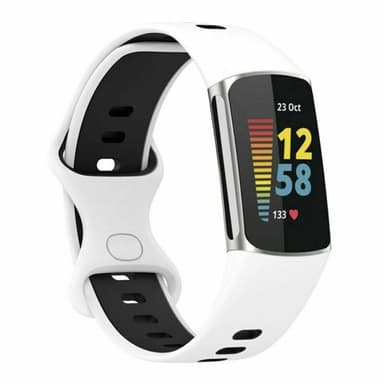 Twin Sport Rannekoru Armband Fitbit Charge 5 - Valkoinen/musta