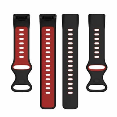 Twin Sport Rannekoru Armband Fitbit Charge 5 - Musta/punainen