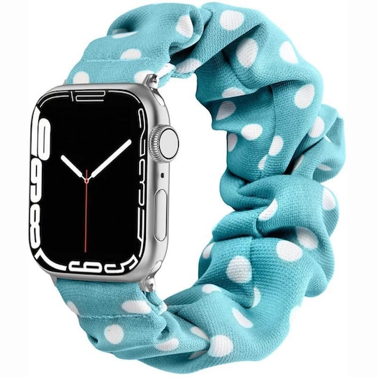 Scrunchie elastinen rannekoru Apple Watch 7 (45mm) - Bluedot