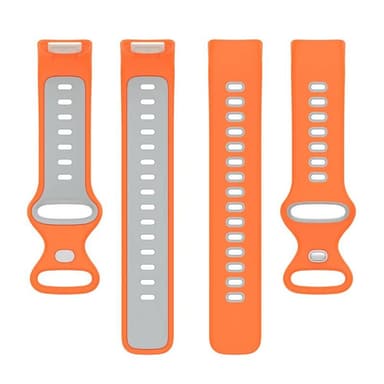 Twin Sport Rannekoru Armband Fitbit Charge 5 - Oranssin/harmaa