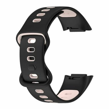 Twin Sport Rannekoru Armband Fitbit Charge 5 - Musta/pinkki