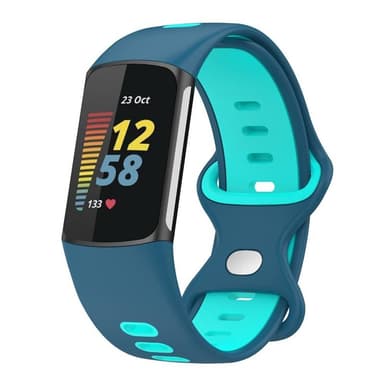 Twin Sport Rannekoru Armband Fitbit Charge 5 - Sininen/turkoosi