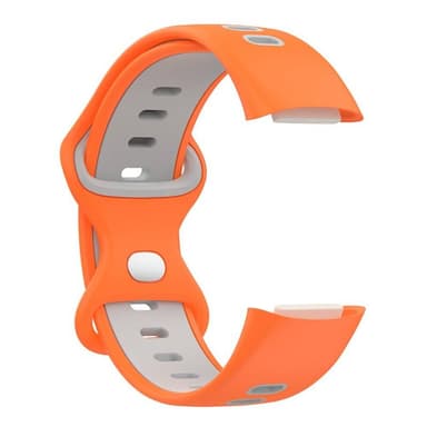 Twin Sport Rannekoru Armband Fitbit Charge 5 - Oranssin/harmaa