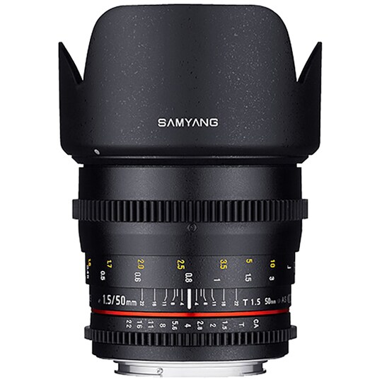 Samyang 50 mm T1.5 VDSLR AS UMC objektiivi (Sony E)