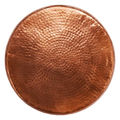 WOMO-DESIGN sohvapöytä olohuoneen sohvapöytä alumiini Ø 53x41 cm kupari