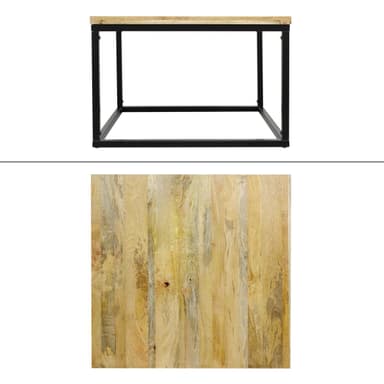 Pöytään sohvapöytä yöpöytä sohvapöytä sohvapöytä mango puuta 70x70cm