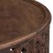 WOMO DESIGN sohvapöytä Ø 100x45 cm pyöreä, ruskea, ainutlaatuinen käsintehty