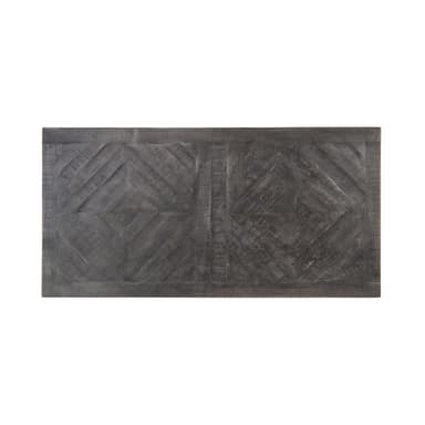 WOMO-DESIGN design-sohvapöytä 120 x 60 cm suorakulmainen harmaa massiivipuu