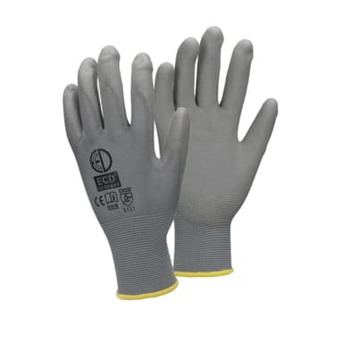 ECD-240 Germany pari PU-työkäsineitä, koko 8-M, Gray, mekaanikko käsineet