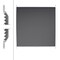 ECD Germany laskostetut kaihtimet Klemmfix ilman porausta 70x100 cm tummanharmaa
