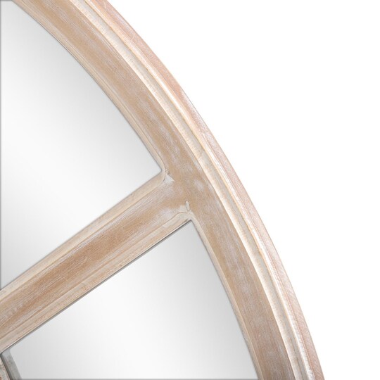 Womo Design Wall Mirror Shabby Chic Ø120cm, ainutlaatuinen käsintehty peili,