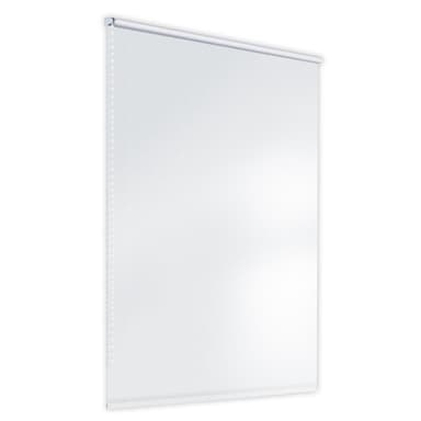 ECD Germany-pimennysverho 55 x 150 cm - valkoinen - Klemmfix - ilman poraa -