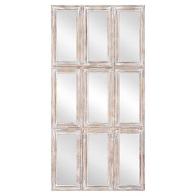 Womo-Design Wall Mirror Shabby Chic 80x160cm, ainutlaatuinen, käsintehty peili