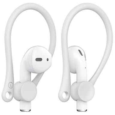 Valkoiset korvakoukut Airpodsille