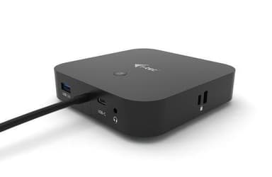 i-tec C31DUALDPDOCKPD100W, Langallinen, USB 3.2 Gen 1 (3.1 Gen 1) Type-C, 100 W,
