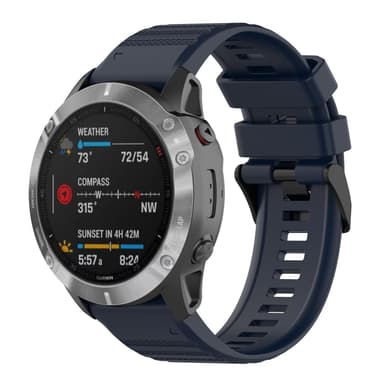 Korvaava rannekoru Garmin-älykellolle Blue