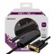 DELTACO USB-C - VGA, QWXGA 2048x1152 60Hz, 5m, DP 1.2 Alt Mode, musta