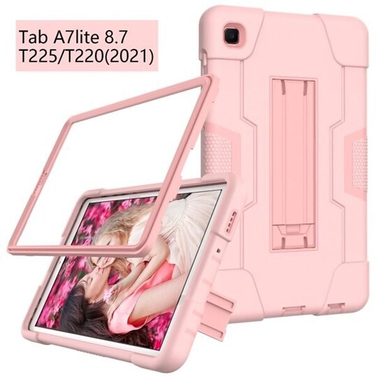 Shockproof Kotelo telineellä Samsung Galaxy Tab A7 10.4 (2020) Pinkki