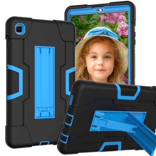 Shockproof Kotelo telineellä Samsung Galaxy Tab A7 10.4 (2020) Musta/Sininen