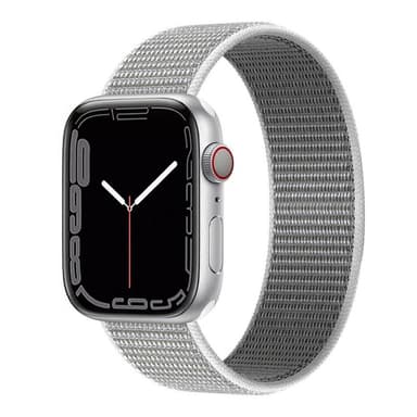 Nylonrannekoru Apple Watch 7 (45 mm) -Seashell