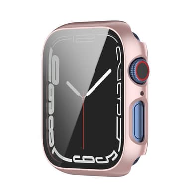Kansi lasikuorella Apple Watch 7 (45mm) - Ruusu