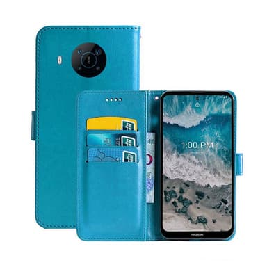 Lompakkokotelo 3-kortti Nokia X100  - Vaaleansininen