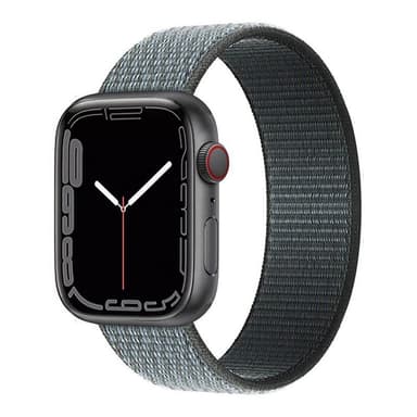 Nylonrannekoru Apple Watch 7 (41mm) -Storm Grey