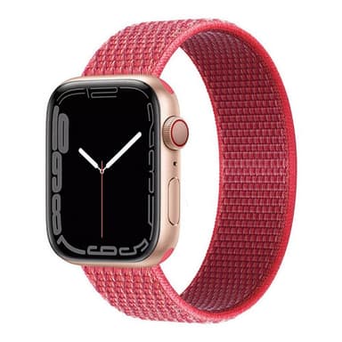 Nylonrannekoru Apple Watch 7 (41mm) -Hibiskus