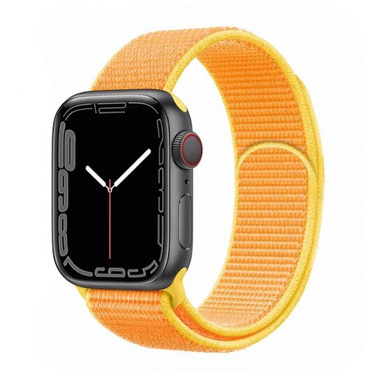 Nylonrannekoru Apple Watch 7 (41mm) -Canary Yellow
