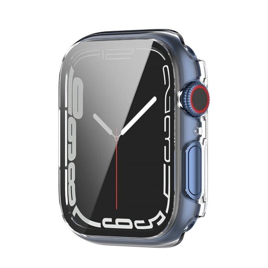 Kansi lasikuorella Apple Watch 7 (45mm) - Läpinäkyvä