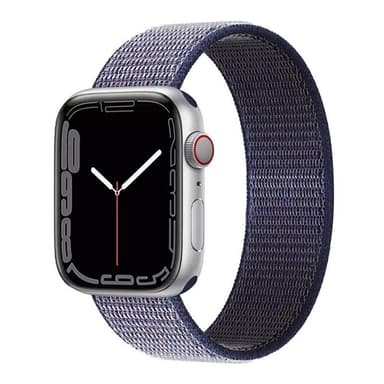 Nylonrannekoru Apple Watch 7 (41mm) -Midnight Blue